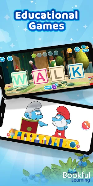 Bookful Learning: Smurfs Time Screenshot 3
