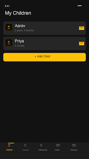 Grew — Baby & Child Tracker Screenshot 0