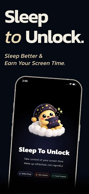 Sleep To Unlock Screen Time Screenshot 0
