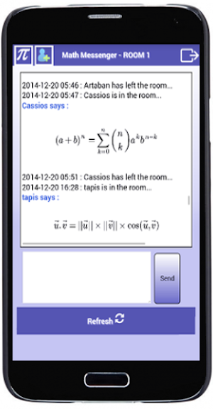 Math Messenger Screenshot 0