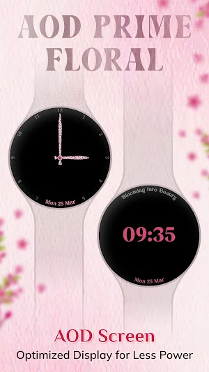 WF4U Blossom Floral Watchface Screenshot 2