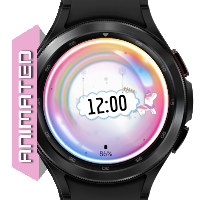 Watch Face Unicorn Animated