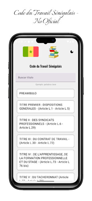 Code du Travail Sénégalais screenshot 5