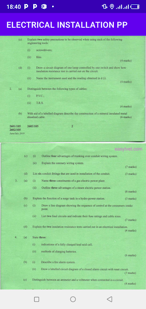 Electrical Installation pp Screenshot 1