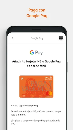 ING España. Banca Móvil Screenshot 1