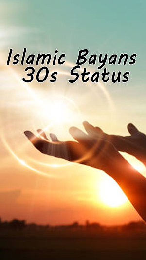 Islamic Bayans 30s Status Screenshot 1
