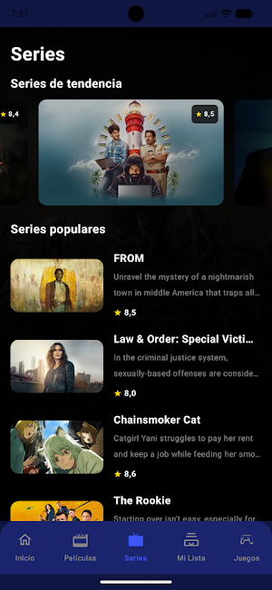 Zuper TV: Películas, Deportes Screenshot 2