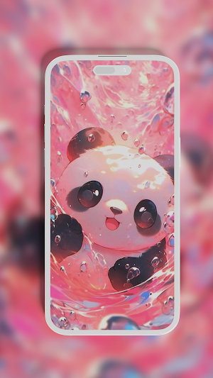 Cute Panda Wallpaper Screenshot 2