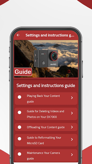 Akaso Camera EK7000 Pro Guide Screenshot 3