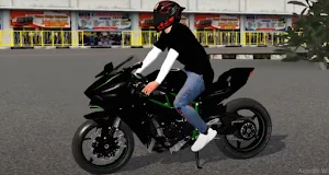 Bussid Mod Motor Ninja Mbois Screenshot 2