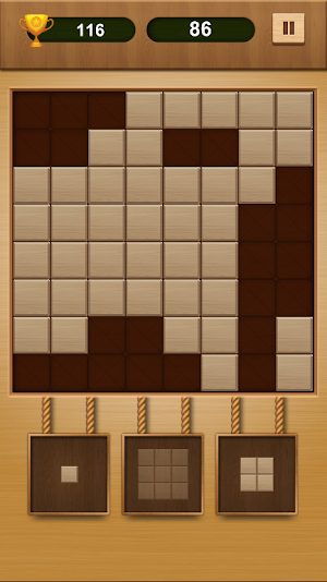 Woody Block Puzzle Game Screenshot 2