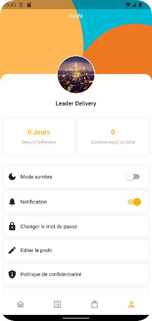 Leader Delivery Livreur Screenshot 3