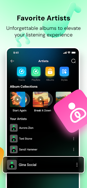 Melodi Music:Player&Organizer Screenshot 3