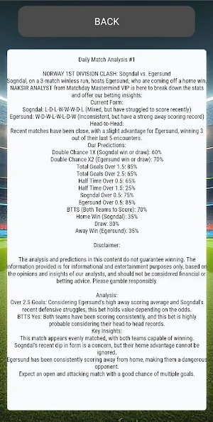 Soccer analysis - Vip Screenshot 3