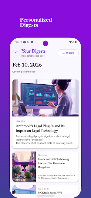 Purple News Screenshot 3