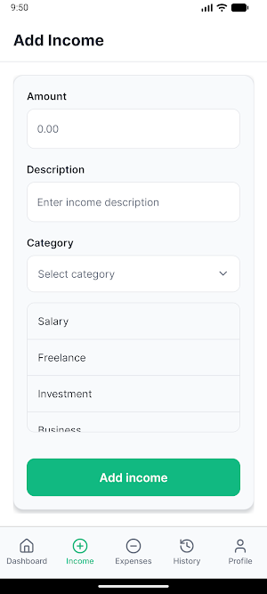 Expentry Screenshot 1