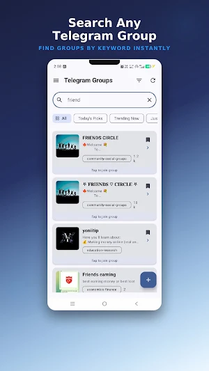Telegram Groups - Find & Join Screenshot 2