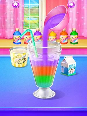 Unicorn Ice Cream Milkshake Screenshot 2