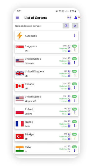 FHR VPN - Gaming VPN Screenshot 2