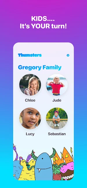Thumsters Kids – Family App Screenshot 0