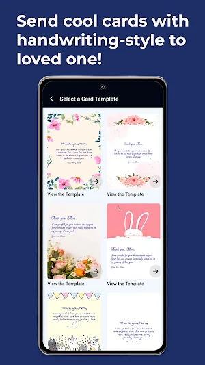 Handwritten Letters: Make Card Screenshot 2