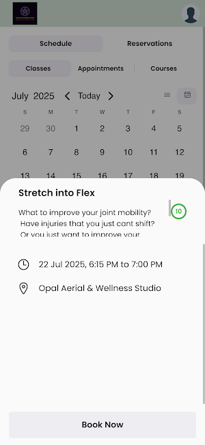 Opal Aerial & Wellness Studio Screenshot 0