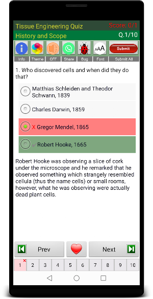 Tissue Engineering Quiz Screenshot 2