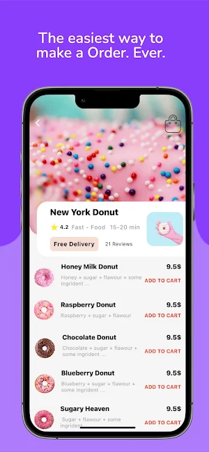 Donut Delivery Screenshot 1