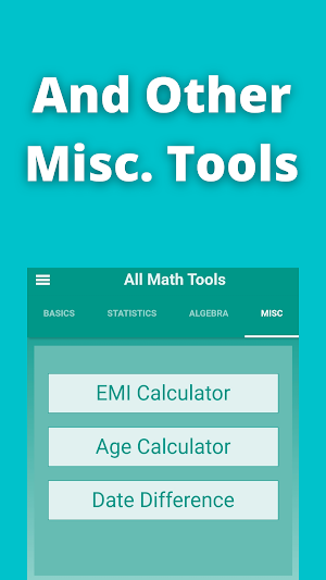 All Math Tools Screenshot 3