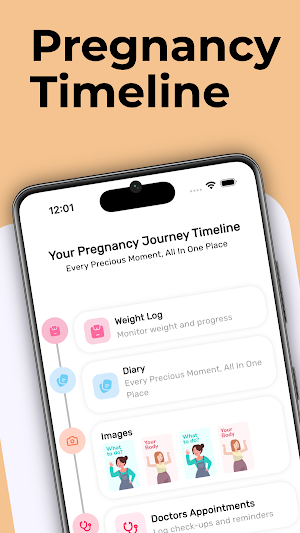 Momi - Pregnancy App & Tracker Screenshot 1