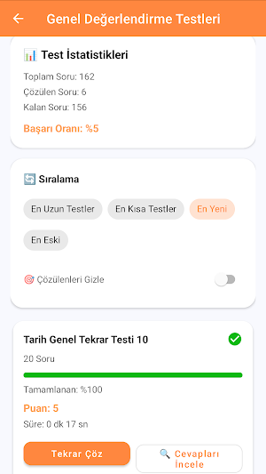 YKS AYT Sözel Testleri Screenshot 2