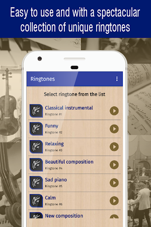 ringtones classical music, classical sounds app Screenshot 1