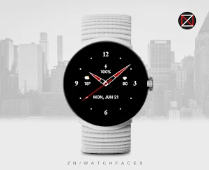 Black Analogue Z Watch Face Screenshot 2