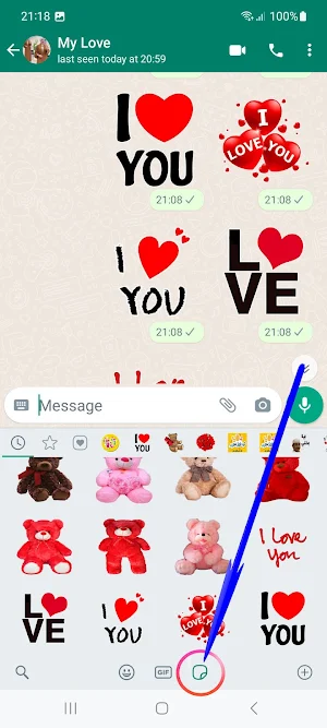 WASticker -amor Love Stickers Screenshot 0