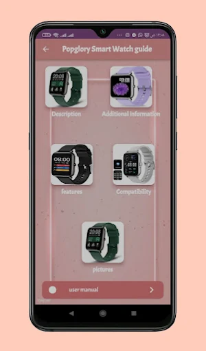 Popglory Smart Watch guide Screenshot 3
