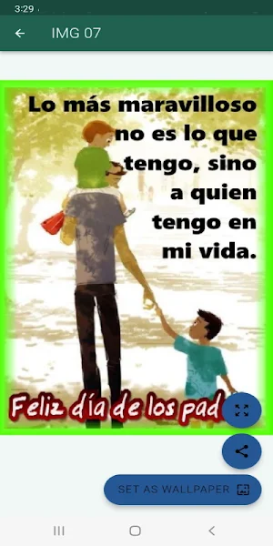 Día del padre. Tarjetas Screenshot 2