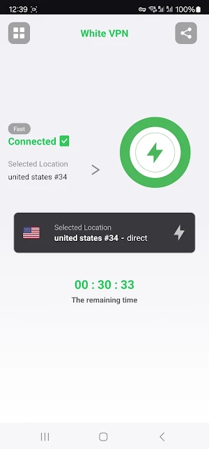 White VPN Screenshot 0