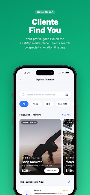 FirstRep: Fitness Coaching Screenshot 2
