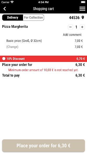 San Marino Pizzeria Eiscafe Screenshot 1