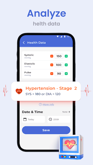 Blood Pressure Tracker: BP Log Screenshot 1