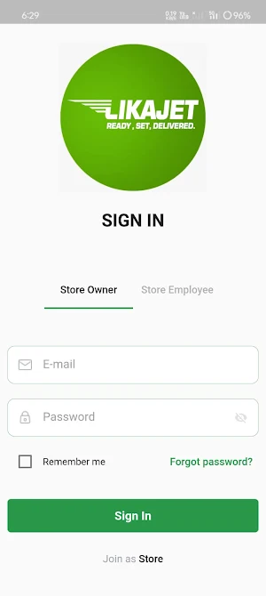 Likajet Store Screenshot 1