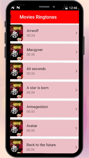Movies Ringtones Screenshot 3