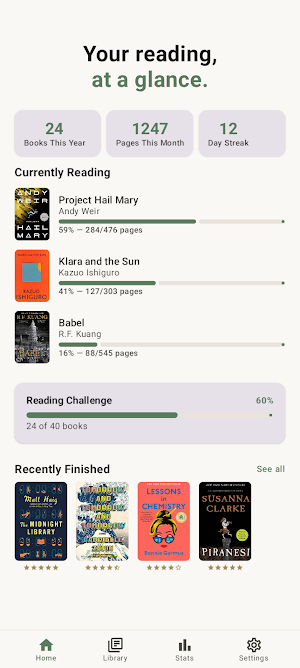 Leaflet: Book Tracker Screenshot 0