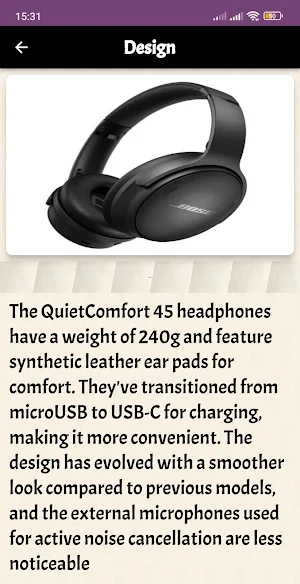 bose quietcomfort 45 guide Screenshot 1