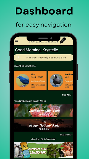 Feather Finder Screenshot 0