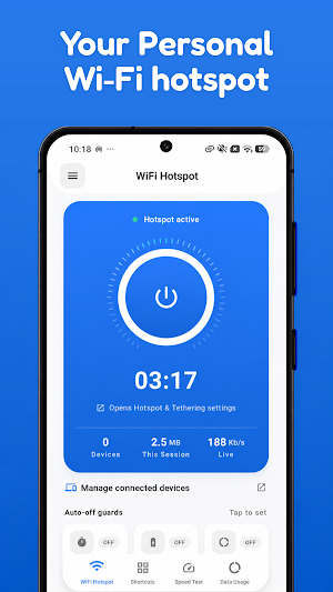 Mobile Hotspot: WiFi Sharing Screenshot 1