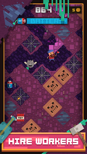 Diggerman - Arcade Gold Mining Simulator Screenshot 2