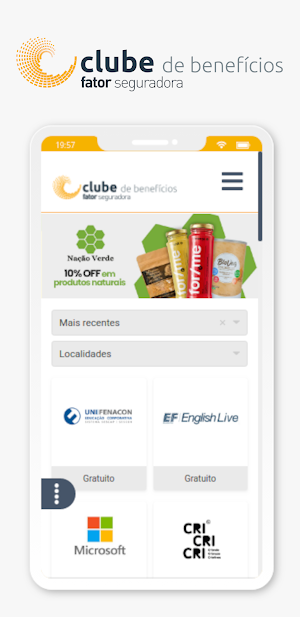 Clube de Benefícios Fator Seguradora Screenshot 1