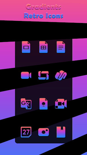 Gradients - Retro Icons Screenshot 1