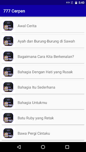 777 Cerpen Screenshot 0